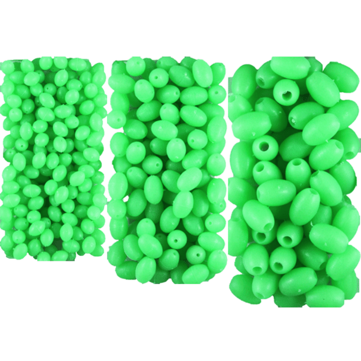 FORCE TEN TACKLE SOFT GLOW LUMO BEADS Green GLOW IN THE DARK RIGGING BAIT LURES