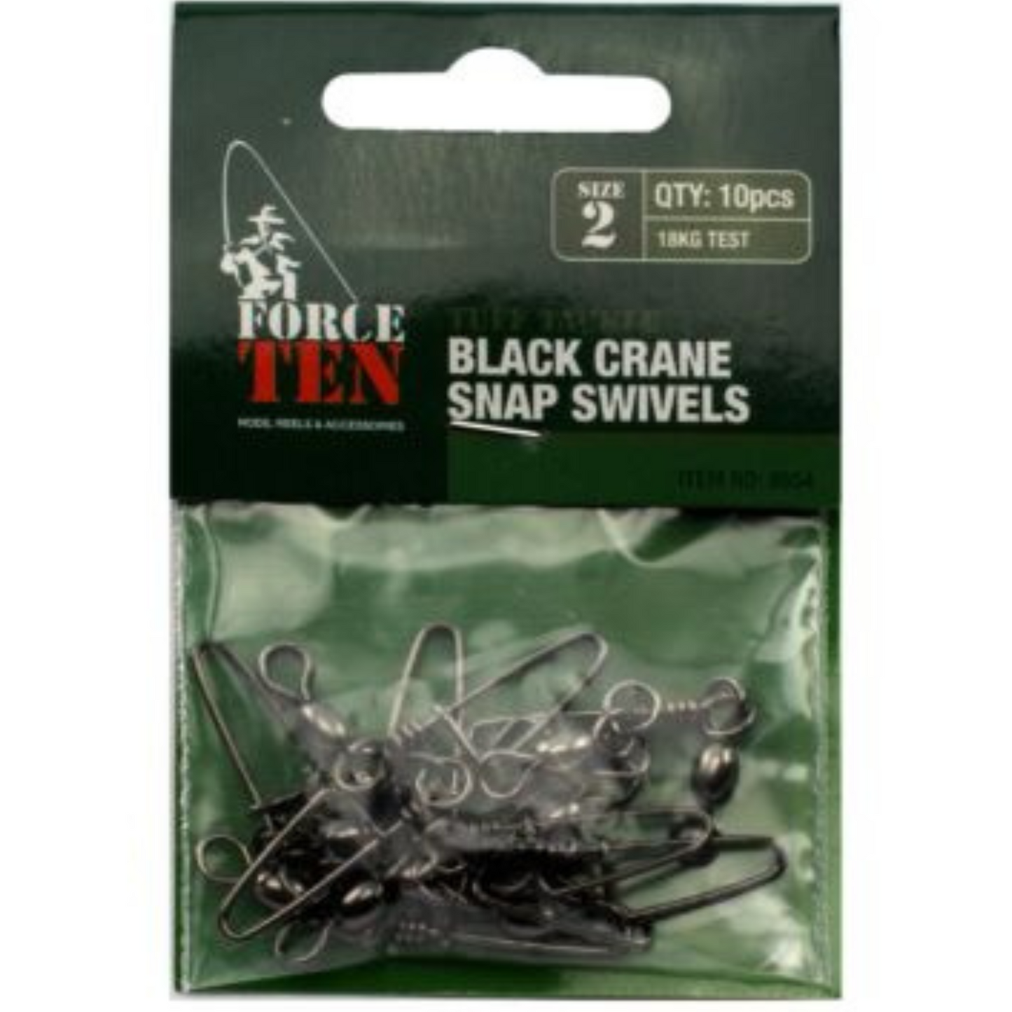 Force Ten Black Barrel (Swivels)