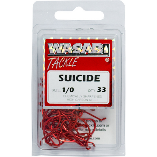 Wasabi Tackle Suicide Red (Hooks)