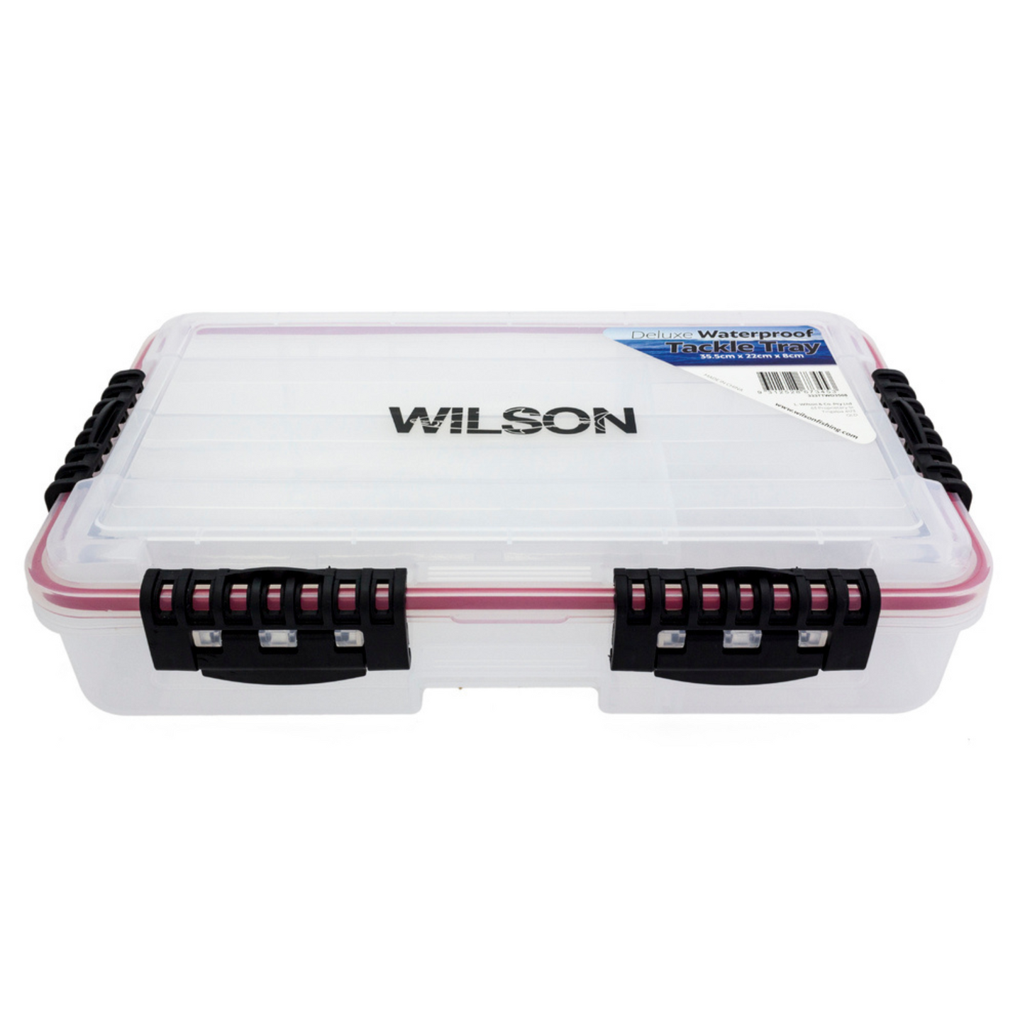 Wilson Deluxe Waterproof Tackle Tray - Large Deep 3 Compartment