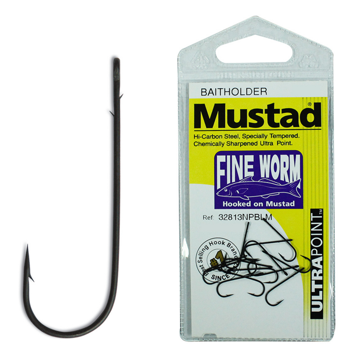 Mustad Baitholder Fine Worm (Hook)