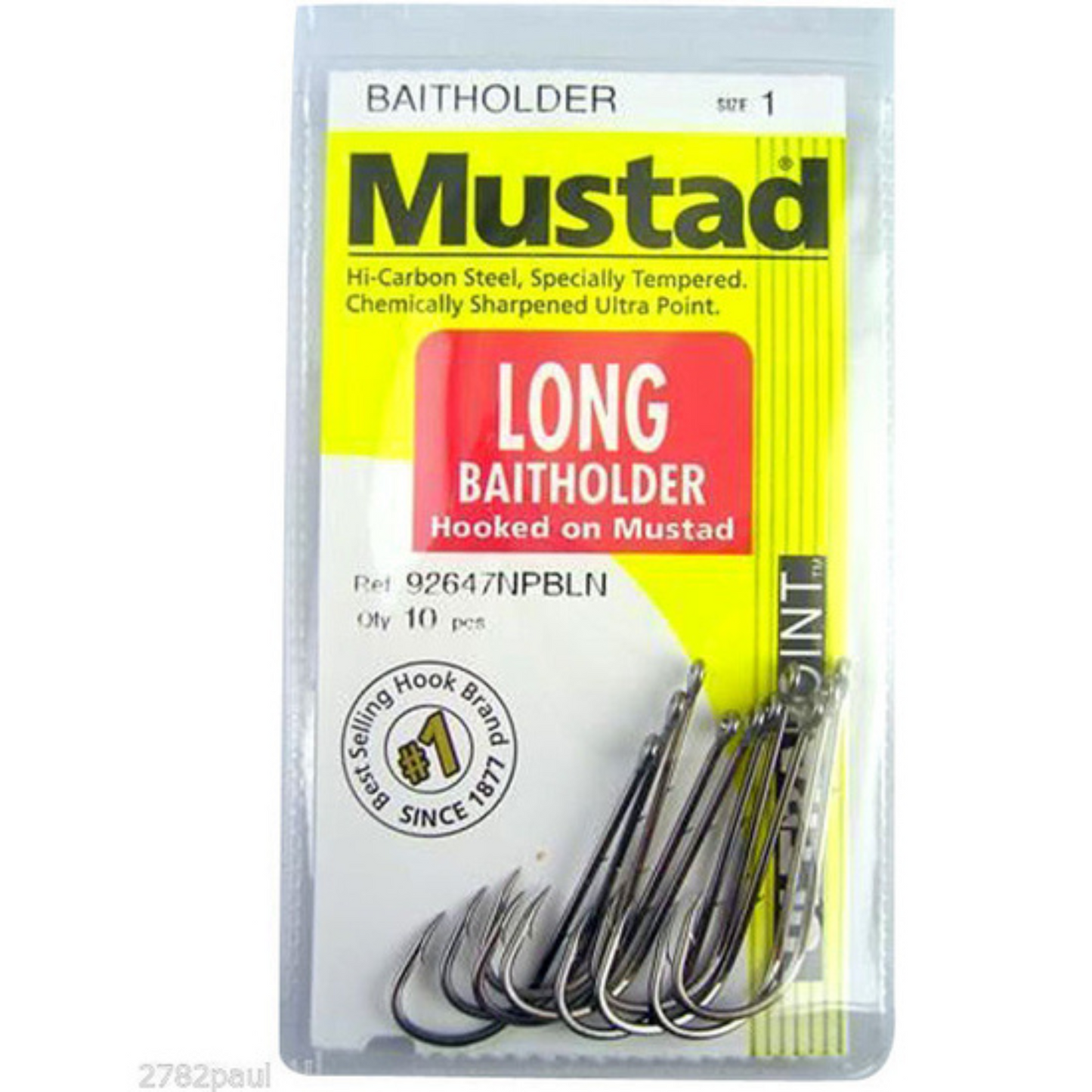 Mustad Long Baitholder (Hook)