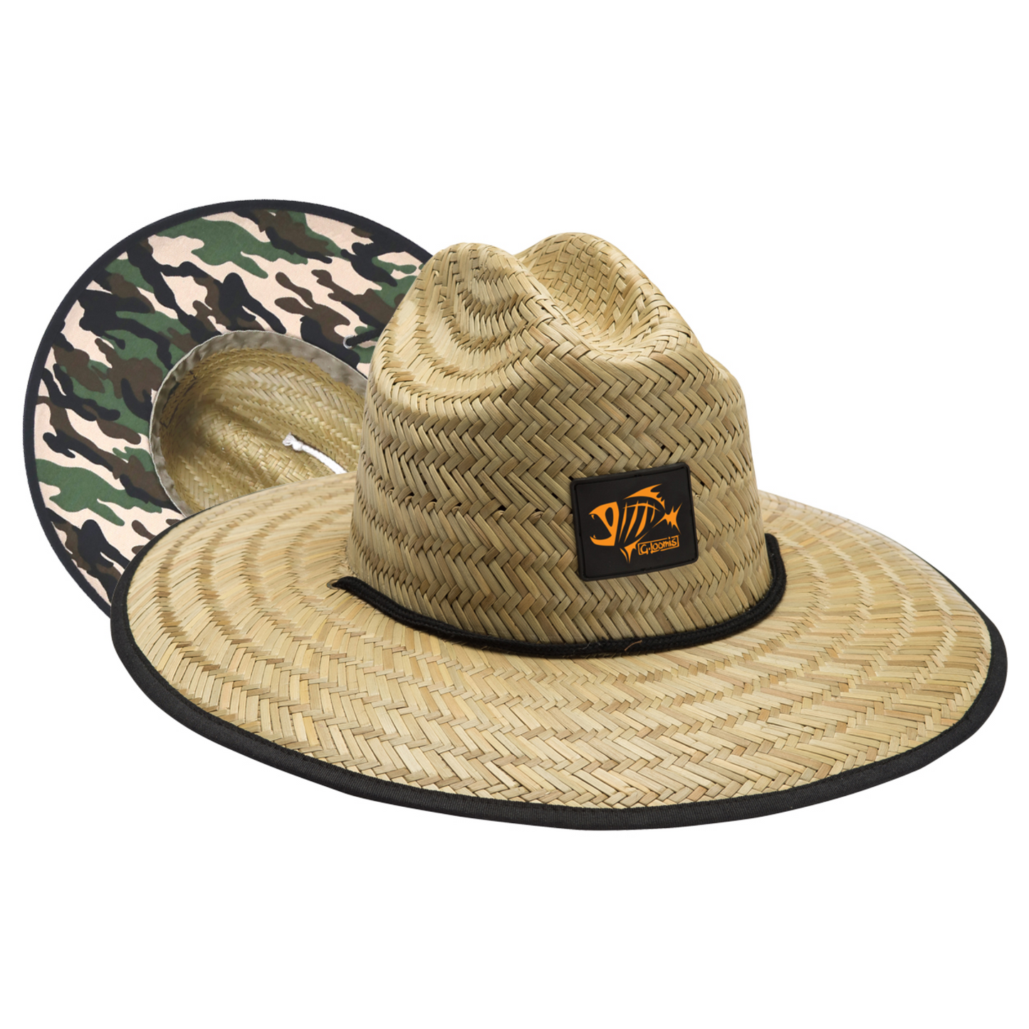 Shimano G.Loomis Sunseeker Leather Patch Straw Hat (Lifestyle Gear)