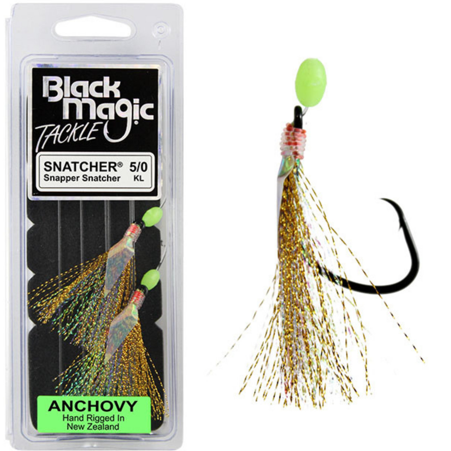 Black Magic Tackle SNATCHERS – RECURVE/CIRCLE. Anchovy