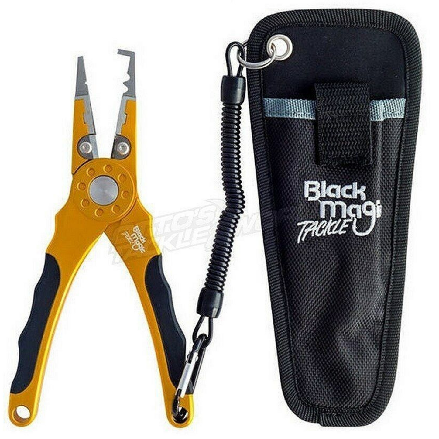 Black Magic Compact Fishing Pliers Stainless Steel