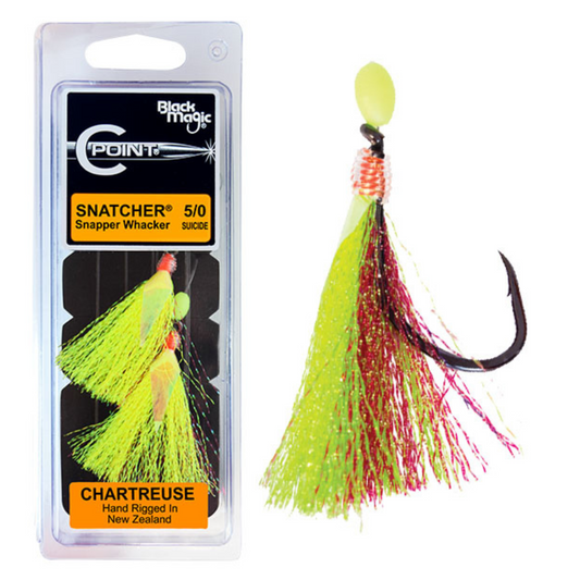 Black Magic Tackle SNATCHERS – RECURVE/CIRCLE Chartreuse