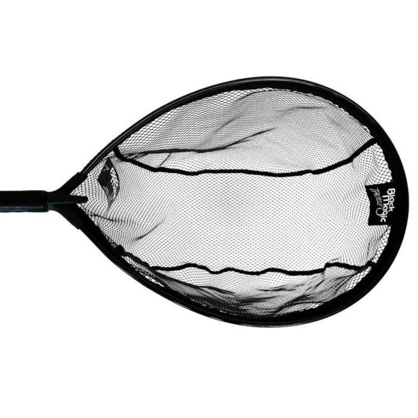 Black Magic Small Landing Net Incl. Belt & Bungee Clips Black Small