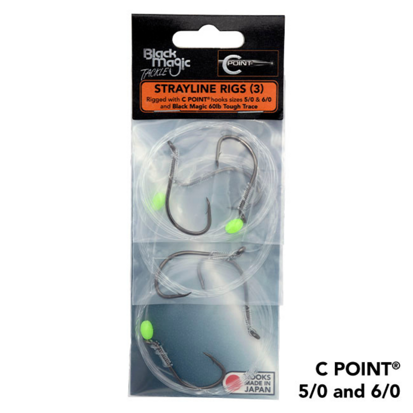 Black Magic Tackle C POINT STRAYLINE RIGS (3)