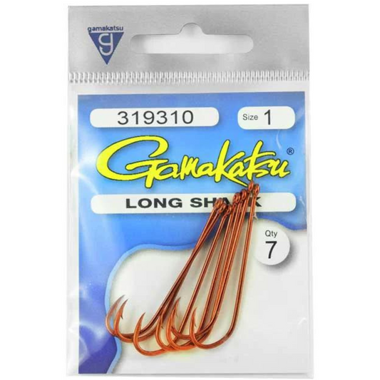 Gamakatsu Long Shank (Hooks) Red